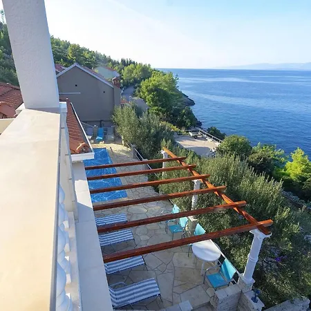 House Side Sunset- Four Bedroom House With Pool And Sea View