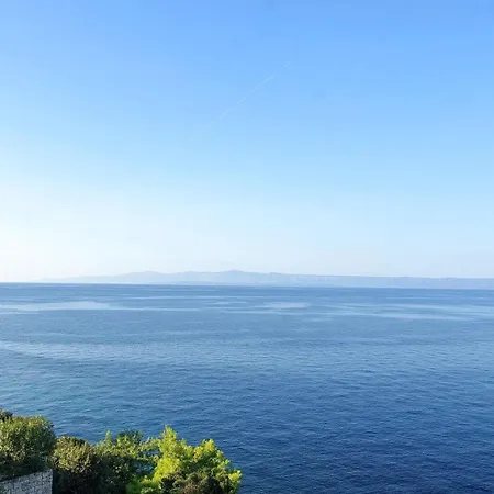 House Side Sunset- Four Bedroom House With Pool And Sea View بريغراديكا