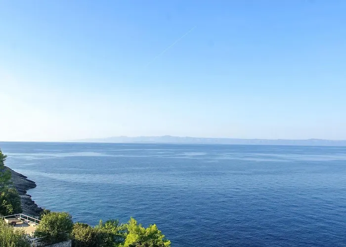 House Side Sunset- Four Bedroom House With Pool And Sea View Prigradica