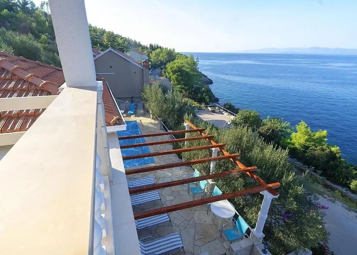 House Side Sunset- Four Bedroom House With Pool And Sea View